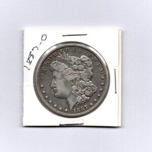 1887-O Morgan Silver Dollar... Circulated... In Protective Holder